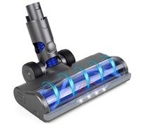 Electric Brush Compatible for Dyson V6 DC59 DC61 DC62 DC74 Vacuum Cleaner Replacement Parts, Hard Floor Attachments for Dyson V6 Vacuum Cleaner with LED Light Turbo Brush Cleaning Head for Floors and