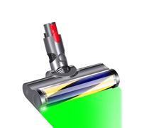 Electric Brush Compatible with Dyson V15 V11 V10 V8 V7 - Soft Roller with LED, Makes Dust Visible, Cleaning Hard Floors & Pet Hair, Floor Nozzle, Replacement Brush with Quick Release Accessories