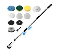 Electric Brush | Rechargeable Cleaner 2500mAh with Replaceable Heads | Electric Cleaning Brush for Bathroom 2 Adjustable Speeds | for Gaskets, Grill, Sink, Kitchen, Floor, Tile