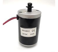 Electric Brushed Motor, 150W 12V/24V High Brushed Motor MY6812 DC Brushed Electric Scooter Motor with Aluminum Shell