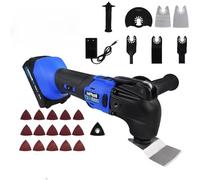 Electric Brushless Oscillating Multi Tool Kit Various Speed with Battery Blades and Handle 20000rpm Multi Purpose Perfect for Cutting Scraping Sanding Polishing Metal Wood DIY Projects