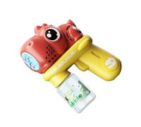 Electric Bubble Machine, Battery Powered Luminous Foam Generator | Portable Bubble Machine with Dinosaur Design Anti-Spill | for Children 3-8 Years Night Birthday