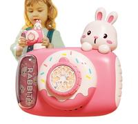 Electric Bubble Machine - Camera Shaped Automatic Bubble Toys For Instant Fun | High Output Internal Motor With Leakproof Reservoir For Outdoor Games, Birthday And Kids