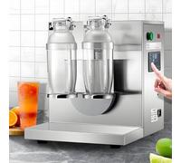 Electric Bubble Tea Shaker Machine with 2 PC Cups for Beverage Mixing and Foaming