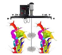 Electric Bucket Mixer, Electric Tank Mixer Machine, 980W 0~3000 Free Speed Adjustment with 400mm Foldable Impeller(B)