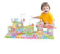 Electric Building Block Toys - Spiinning Educational Bricks, Tech Puzzle, Together Science Toys | Mechanical Interlocking Construction Toy For Kids' Early Learning Playtime