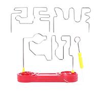 Electric Bump Maze Game Stable Touch Puzzle Game Educational Props Simple Use Interactive Wire for, Three Levels
