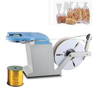 Electric Bundling Machine, Automatic Twist Tie Machine with 1 Roll Twist Ties, Adjustable Winding Speed and Length for Bag Sealing