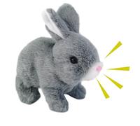 Electric Bunny Toys - Interactive Bunny Plush Toy, Walking Barking | Cute Electric Ears Moving Ears, Funny Easter Birthday for Girls Boys, Realistic Robot Pets, Indoor Play Comp