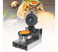 Electric Burger Machine, Commercial Burger Waffle Maker, 1300W Stainless Steel Electric Waffle Maker, 50-300℃ Temperature Control, for Home Kitchen, Breakfast,A