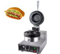 Electric Burger Maker, Commercial Panini Press 1200W Electric Sandwich Maker with Non-Stick, Hamburger Bun Toaster Grill Machine for Home & Restaurant