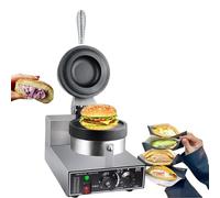 Electric Burger Press, 1200W Commercial Hamburger Maker with Nonstick Panini Press for Home and Restaurant Use