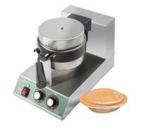 Electric Burger Waffle Maker, Non-Stick Panini Press, 1300W, Temperature Control 50-300℃, Double-Sided Heating, 5 Min Timer, Rotatable Hot Baker Machine