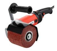 Electric Burnishing Polishing Machine, Handheld Electric Sander Polisher, 6 Speed Adjustment, Thickened Dust Cover, Suitable for Metal, Stainless Steel and Wood Polishing