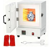 Electric Burnout Oven, 2000W Muffle Furnace for Laboratory and Jewelry Processing, Melting Furnace with Intelligent Control