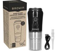 Electric Burr Grinder for Coffee with Brewer and Thermal Mug