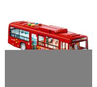 Electric Bus Toy - Battery Vehicle, City Car | Realistic Toys Buses Drives Forward With Bright Lights Music Open Doors, Moving Electric Vehicle Toy Engages Motor And Visual Sensory Play Educational