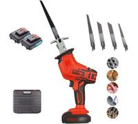 Electric Butcher Saw - Cordless Bone Saw, 450W Motor, 21V Battery, Replaceable Blades for Butchery and Professional Kitchen Use