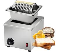 Electric Butter Wheel Warmer for Spreads Butter Evenly to Bread, Stainless Steel Butter Roller for Butter Sauces or Oil, for Indoor/Outdoor Picnics Camping BBQ