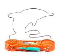 Electric Buz-z Wire Game,Electric Shock BumpGame - Dont Buz-z The Wire, Super Nerve WireSkill Maze, Firewire Im-pact ElectricTouch Training, Electronic Childrens & Adults Nerve Tabletop Board Game