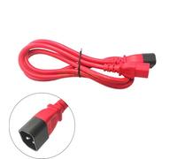 Electric C14 To C13 Power Cord Heavy Duty Power Extension Cable For Desktop Computer Monitor Projector Data Center Home Theater Extension Cable