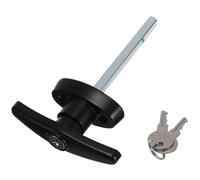 Electric Cabinet Door Lock T-type Handle Lock Polished Chrome Water Resistant for Toolbox Trailer Rv