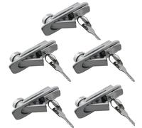 Electric Cabinet Panel Pop Up Lock Push Button Door Cam Lock Mechanical Door Instrument Cabinet Door Lock (5pcs)