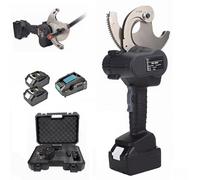 Electric Cable Cutter, Cordless Hydraulic Ratchet Cutter, 18V Lithium Battery, Fast Precise Cutting for Copper Aluminium Cables, Heavy-Duty Wire Cutters for Professionals