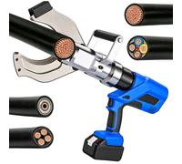 Electric Cable Cutter for Large Cables, High Cutting Performance with Digital Display for Work Cycle and Temperature Monitoring, Ideal for Professionals and DIY Projects