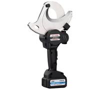 Electric Cable Cutter, Li Battery Ratchet Shear, CuAl Armor Scissors，EC-95M | Alloy Steel Blade for Quick Cutting; Built-in High-Power Pure Copper Motor, 18V/5Ah Dual Batteries, Long Life; Toolbox Incl.