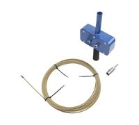 Electric Cable Puller: Automatic Wire Threading Tool and Conduit Fishing Device, Alloy Electrical Wiring Equipment for DIY Wall Projects and Professional Use(Set with wire)