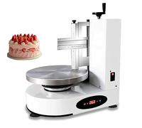 Electric Cake Cream Spreader - Automatic Coating Machine with LCD Data Panel, Pure Copper Motor, Adjustable Cream Thickness for Desserts and Home Use