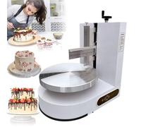 Electric Cake Cream Spreading Coating Filling Machine Automatic Cake Bread Cream Spreader Smoothing Machine,4-12inch Baking Birthday Cake Decoration Tools Electrical Rotating Adjustable