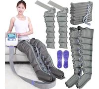 Electric Calf Air Compression Massager, 8-Cavity Lymphatic Drainage Massager Machine for Circulation Arm Waist Wraps Ankles Calf Massage Machine Pain Relax, Pressotherapy Boots Relax Instrument (