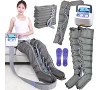 Electric Calf Air Compression Massager, 8-Cavity Lymphatic Drainage Massager Machine for Circulation Arm Waist Wraps Ankles Calf Massage Machine Pain Relax, Pressotherapy Boots Relax Instrument (