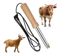 Electric Calf Dehorner for Cattle & Sheep, Portable Bloodless Horn Removal Device with Copper Head Heating, Fast Dehorning Tool for Calves, Lambs Aged 15-70 Days