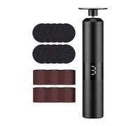 Electric Callus Foot Grinder - SeventeenByThreePointTwoCentimeter Rechargeable Pedicure Device, 3-Level Speed Hard Skin Removal, Cordless Safe Foot Care Machine | for Home Bedroom Vacation Holiday Tra