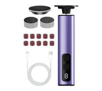 Electric Callus Remover - 2 In 1 Callus Remover For Pedicure Feet | Sandpaper Discs & Grinding Heads | 9 Speeds For Dead, Cracked & Hard Skin | Care Tool