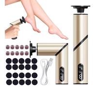 Electric Callus Remover, 2-in-1 Foldable Electric Callus Remover, LED Display & 9 Adjustable Speeds, Callus Removal Foot Sensor Technology for Dead Hard Cracked Skin