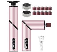 Electric Callus Remover, Electric Callus Removal, Pedicure Tools, Rechargeable, Foldable, Foot Care for Hard, Dead and Cracked Dry Skin, Pink