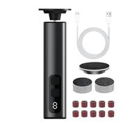 Electric Callus Remover Foot File Electric Foot Scrubber 2-in-1 Electric Callus Foot Scrubber - Foot Tools, Sandpaper Discs and Grinding Heads, 9 Speed Pair