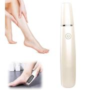 Electric Callus Remover for Feet - 2025 Upgrade Foot Grinder, Dual-Speed Pedicure Tool for Dead, Hard & Cracked Skin, Waterproof (White)