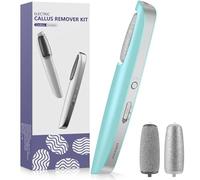 Electric Callus Remover for Feet, Professional Pedicure Kit Foot Scrubber for Dry, Dead, Cracked, Hard Skin, at Home Feet Spa Care Kit for Men & Women (Blue)