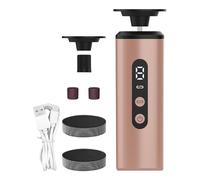 Electric Callus Remover, Heel Scraper, Cracked Heels, Ergonomic Pedicure Tool with 9 Speeds, 5.35 x 1.61 x 1.61 Inch Winter Cracked Skin Care, Smooth Feet