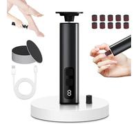 Electric Callus Remover, Rechargeable 9 Adjustable Speed Callus Remover with 30 Replacement Pads, Foot Care Device Pedicure for Dead/Hard/Cracked Skin, 2 in 1 for Foot and Hand Care