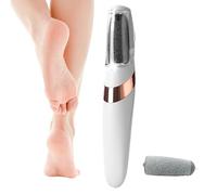 Electric Callus Removers for Feet, Electric Foot File, Removes Dry Skin for Smoother Feet, USB Rechargeable Waterproof Hard Skin Remover Foot with LED Light,2 Speeds, Pedicure Tools for Home (White)
