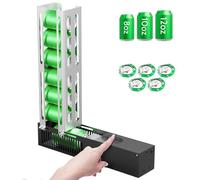 Electric Can Crusher, Automatic Can Compactor for Recycling 8oz, 12oz, 16oz, Filling up 8 Cans at a Time, Bottle Crusher for Recycling Aluminum Soda Water, Cola and Beer Cans