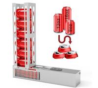 Electric Can Crusher, Automatic Can Crushers for Recycling 8oz 12oz & 16oz Cans, Fill 8 cans at a Time, Electric Can Smasher for Recycling Aluminum Seltzer, Cola, Beer Cans