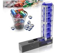 Electric Can Crusher - Automatic Can Smasher for Recycling, Crushes 8oz, 12oz & 16oz Cans, Holds 8 Cans at Once, Heavy-Duty Countertop Crusher for Beer & Soda Cans