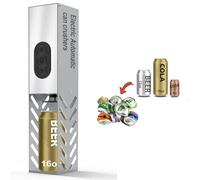 Electric Can Crusher, Automatic Electric can crushers Wall Mounted easily crush 12oz~16oz cans Eco-Friendly Recycling Tool,43.5x9x9 cm